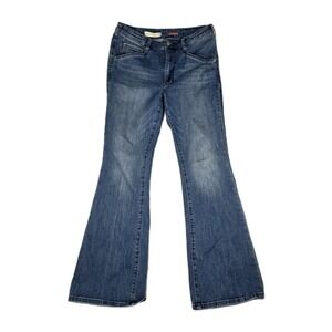 Pilcro Jeans Womens Size 30 Trouser Bootcut High Rise Blue Denim Pants